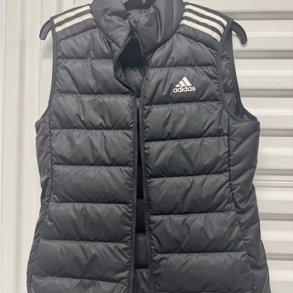 Adidas Quilted Black Vest